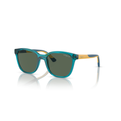 Óculos De Sol Para Crianças Vogue Eyewear Unisex 0vj2019 Transparent Blue Dark Green